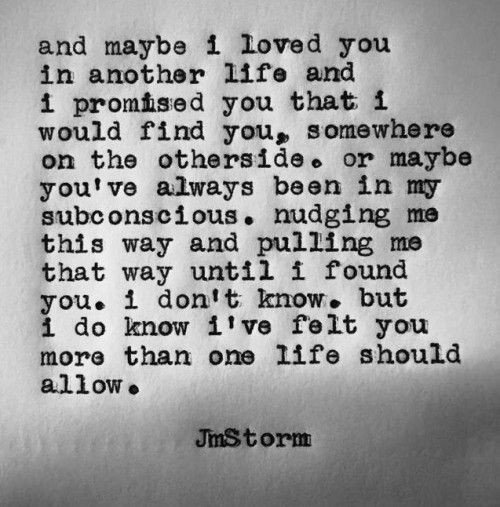 ...and I'll love you in every life after this