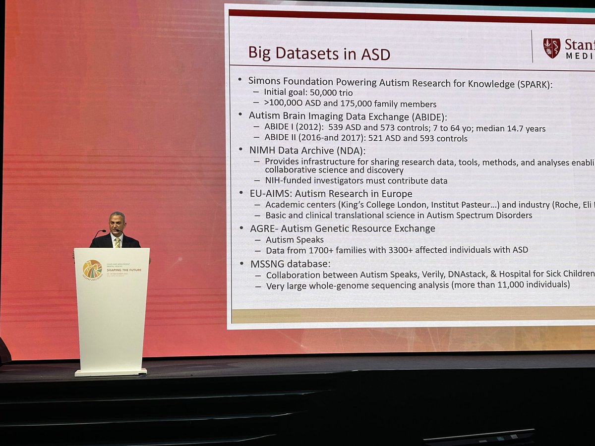 IACAPAP's tweet image. Dr Hardan speaks about big data in #autism to a full house #iacapap2022