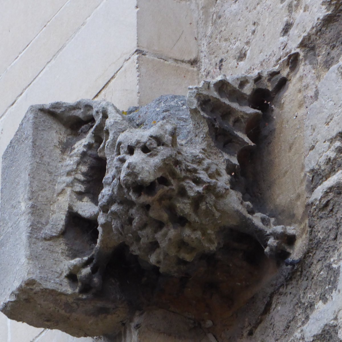 SlCathy's tweet photo. Fabulous #AnimalsOutsideChurches in Abingdon.

Chubby-thighed eagle of St John perched calmly on the porch at St Helens (left);

Wonderfully wild creature close by St Nicholas church (a winged lion, I am not sure)! https://t.co/GtBeLKafAn