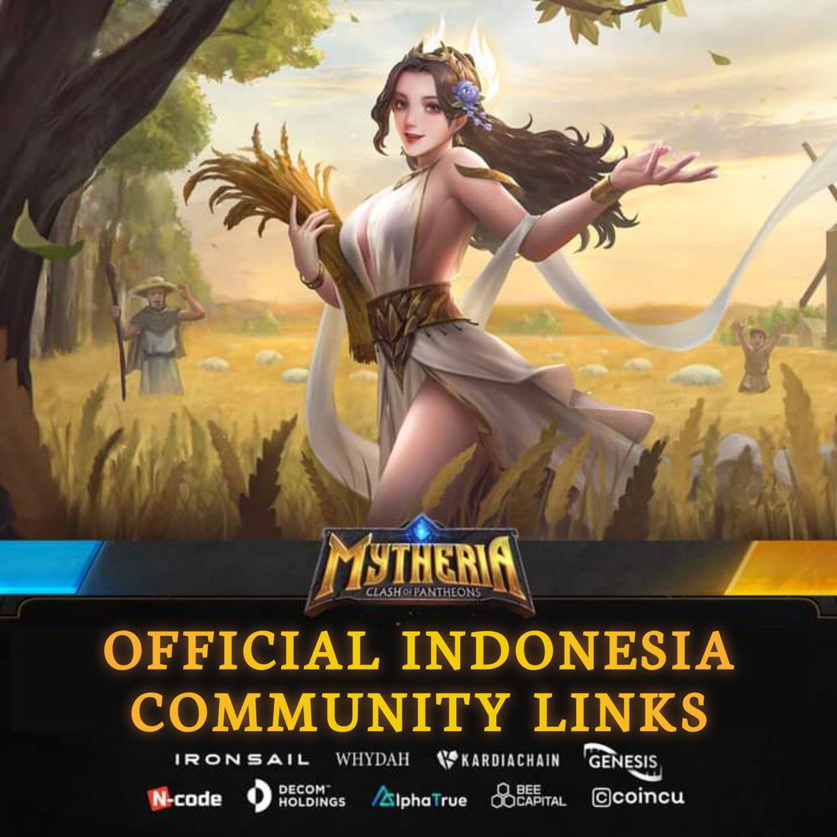 Mytheria ๐ฒ๐จ NFT TCG : Clash of Pantheons (@mytheriaindo) on Twitter photo Sosmed Official ๐ฎ๐ฉ:
๐๐ผ Discord: discord.gg/TuPAGxJ5h4
๐๐ผ Telegram ๐ฎ๐ฉ: t.me/Mytheria_Indonโฆ
๐๐ผ Twitter ๐ฎ๐ฉ: x.com/MytheriaIndo
๐๐ผ FB group ๐ฎ๐ฉ: m.facebook.com/groups/Mytheriโฆ
๐๐ผ IG ๐ฎ๐ฉ: instagram.com/mytheria_indonโฆ
#Mytheria
#NFTIndonesia #TCGIndonesia #NFTCommunity #TCGCommunity Sosmed Official ๐ฎ๐ฉ:
๐๐ผ Discord: discord.gg/TuPAGxJ5h4
๐๐ผ Telegram ๐ฎ๐ฉ: t.me/Mytheria_Indonโฆ
๐๐ผ Twitter ๐ฎ๐ฉ: x.com/MytheriaIndo
๐๐ผ FB group ๐ฎ๐ฉ: m.facebook.com/groups/Mytheriโฆ
๐๐ผ IG ๐ฎ๐ฉ: instagram.com/mytheria_indonโฆ
#Mytheria
#NFTIndonesia #TCGIndonesia #NFTCommunity #TCGCommunity