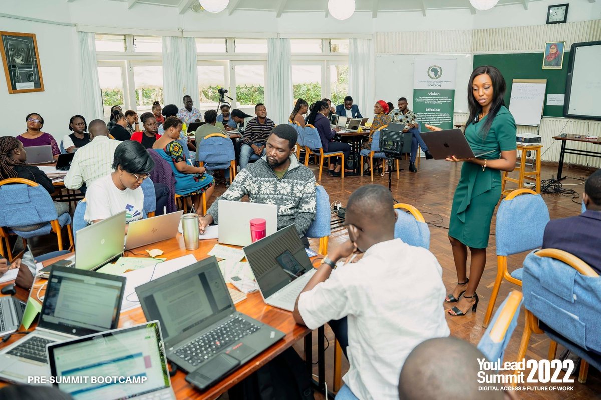 Under the steerage of @leahwaNduati and @alfredopioKAINO, day 3 of the #YouLead22 Pre-summit bootcamp has started, with specific focus on how youth can embrace and leverage on the 4th Industrial Revolution.