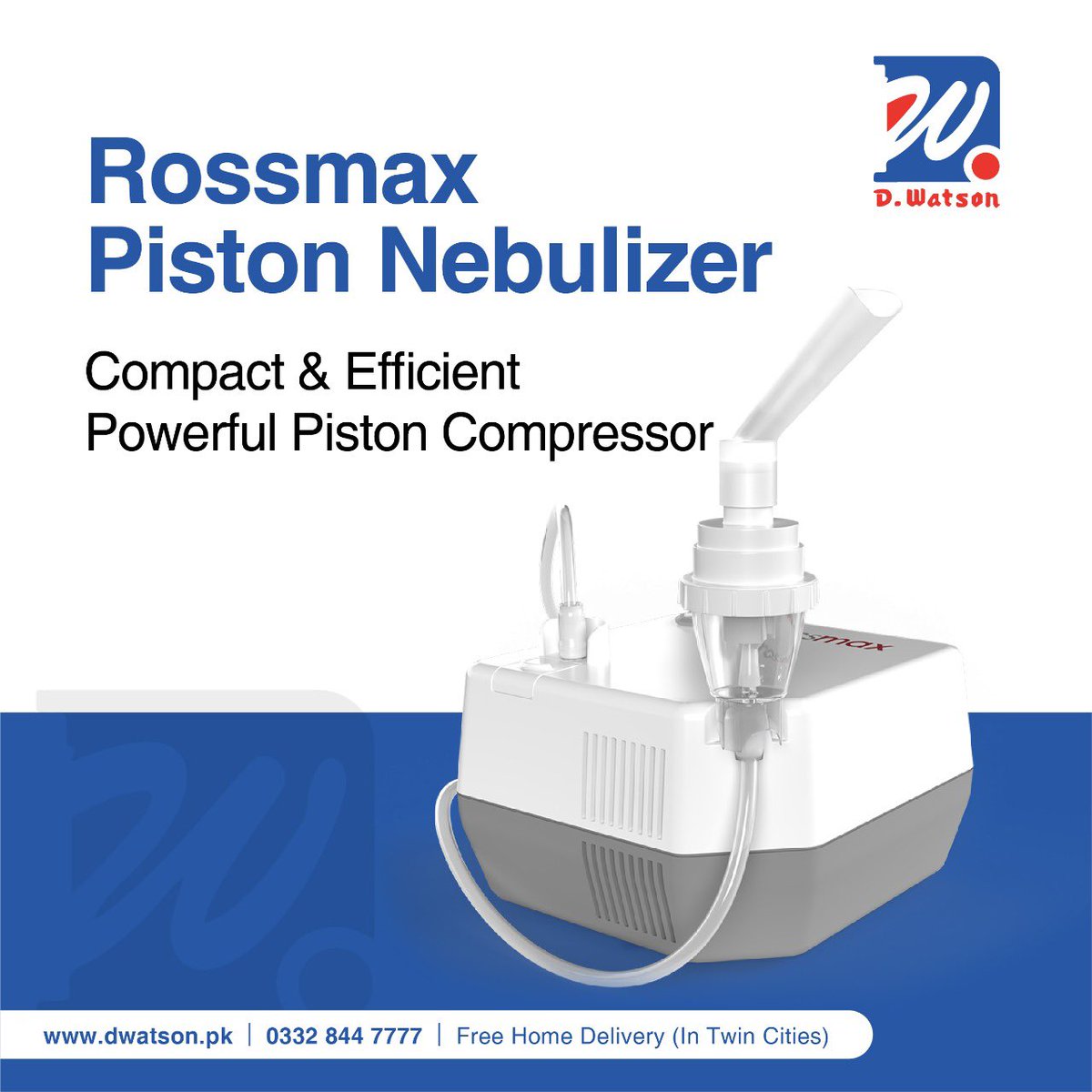 d_pharmacies's tweet photo. Rossmax Piston Nebulizer is compact with high efficiency level having powerful piston compressor (2.96 bar pressure) and production of high quality respiratory aerosol. It comes with built in nebulizer holder and nebulizer kit
Available at all Dwatson stores
#Dwatson https://t.co/iXA8jqy61B