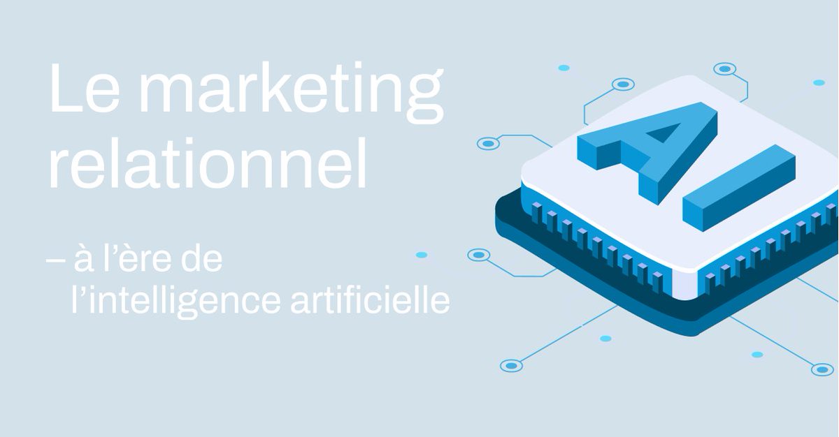 BenoitHvl's tweet photo. Le marketing relationnel à l’ère de l’intelligence artificielle https://t.co/rg2HD0Uclq https://t.co/PuV9J3IRwf