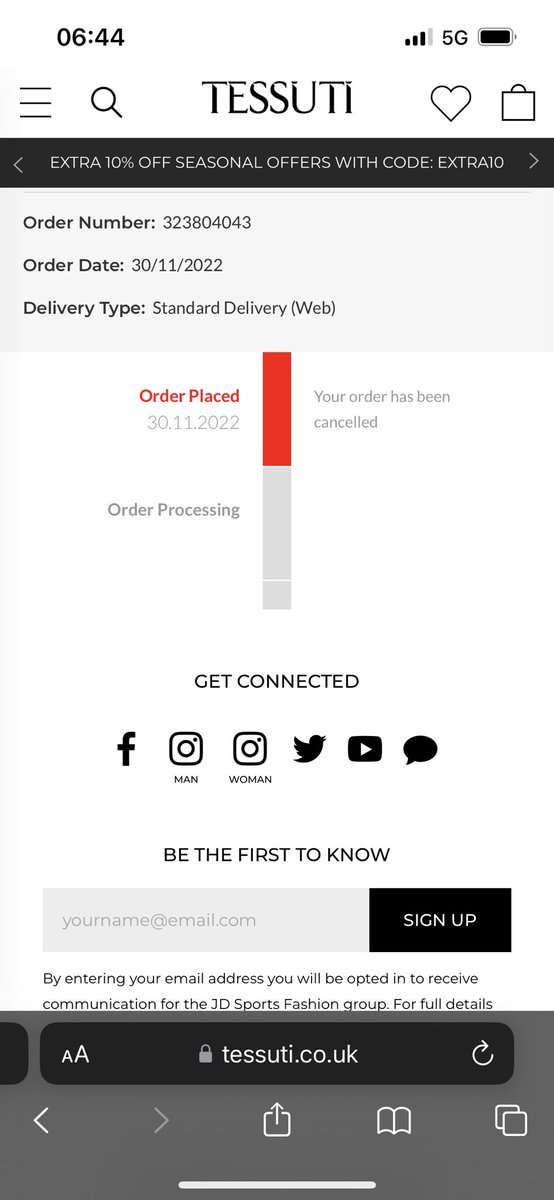 Inferiour_'s tweet photo. @TessutiHelpTeam only waited a week for you to cancel the order cheers 🍻 https://t.co/XpryouoFiI