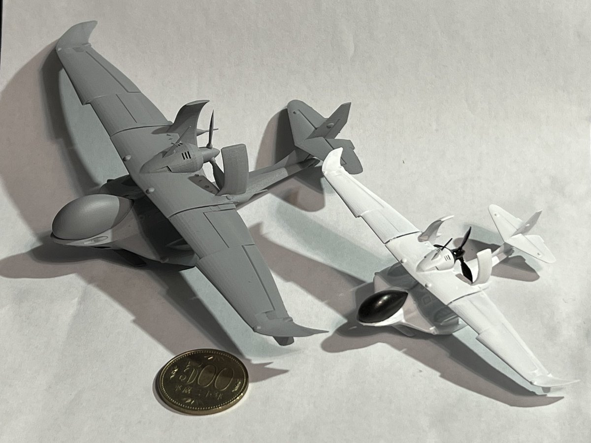 「#他人の持ってない模型を晒してみる 3Dプリンタで出力した競技用オリジナル飛行艇」|かまいるか💪🐬🦾のイラスト