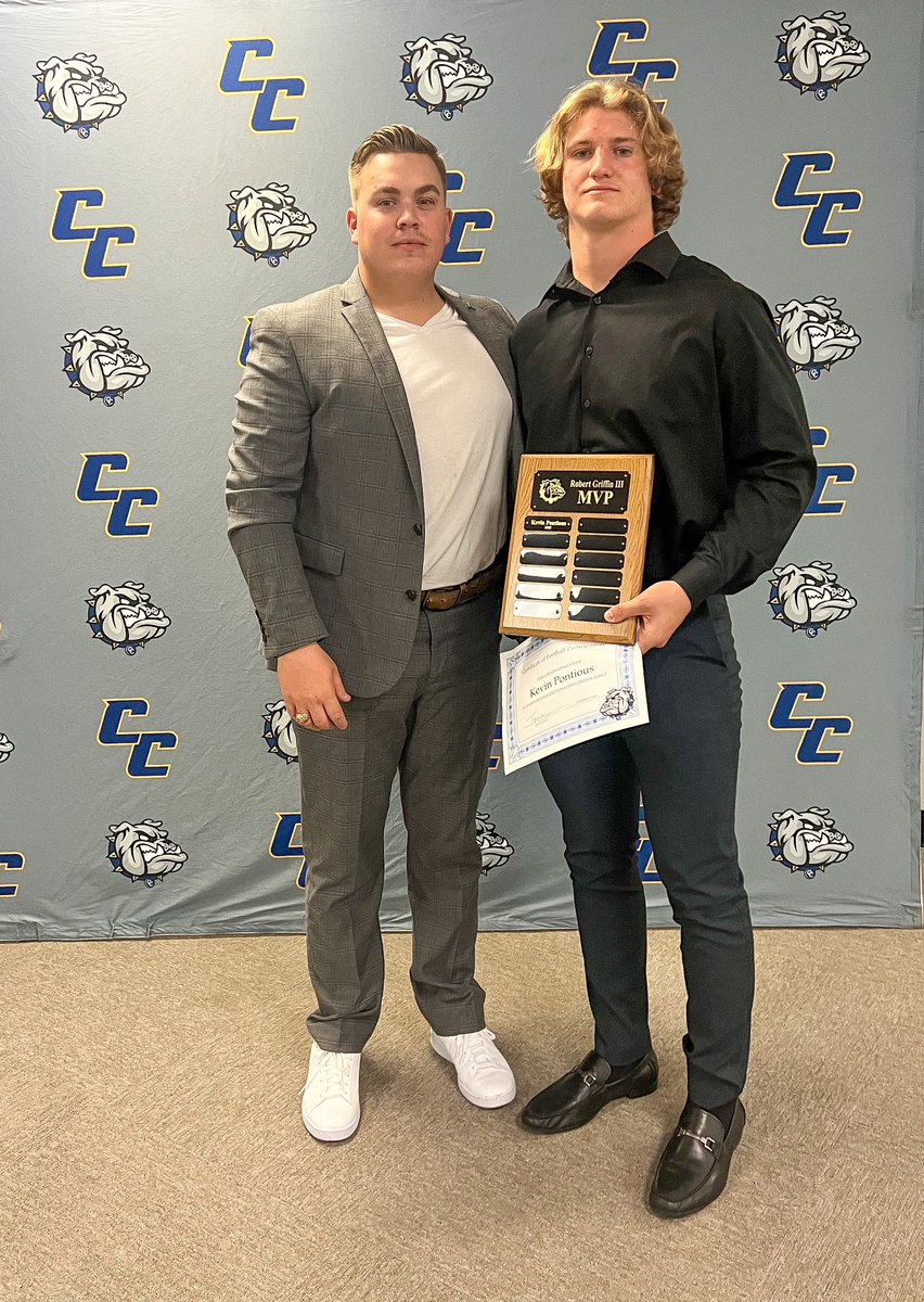 Coach Seifert M.Ed. (@coach_bseifert) on Twitter photo Congratulations to an outstanding individual <a href="/KevinPontious24/">Kevin Pontious</a> on the RGIII MVP award! But why do you have to make me look so short…….. Congratulations to an outstanding individual <a href="/KevinPontious24/">Kevin Pontious</a> on the RGIII MVP award! But why do you have to make me look so short……..