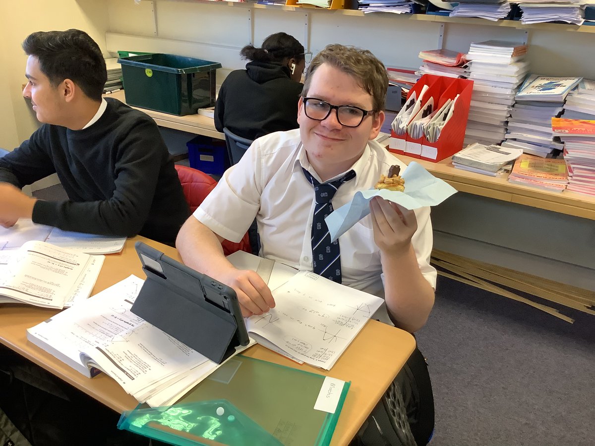 Baked some biscoff cupcakes to keep the Higher Maths class busy this morning whilst sketching their graphs.