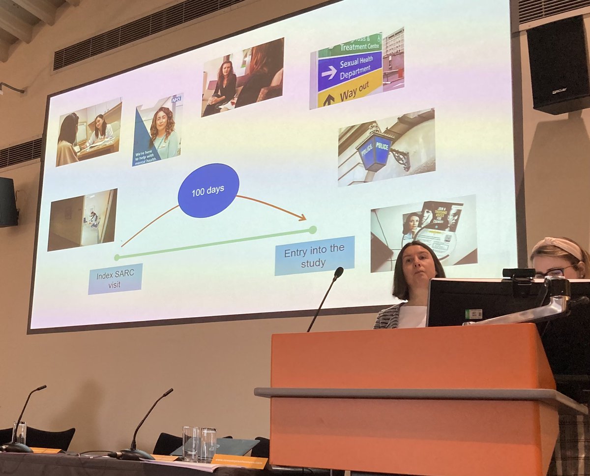 TheMesarchStudy's tweet photo. We now hear from about participants experiences of SARC, ISVA support, NHS and police and justice responses #themesarchstudy @CovUniResearch @ELutmanWhite https://t.co/PGKgAKJn9s