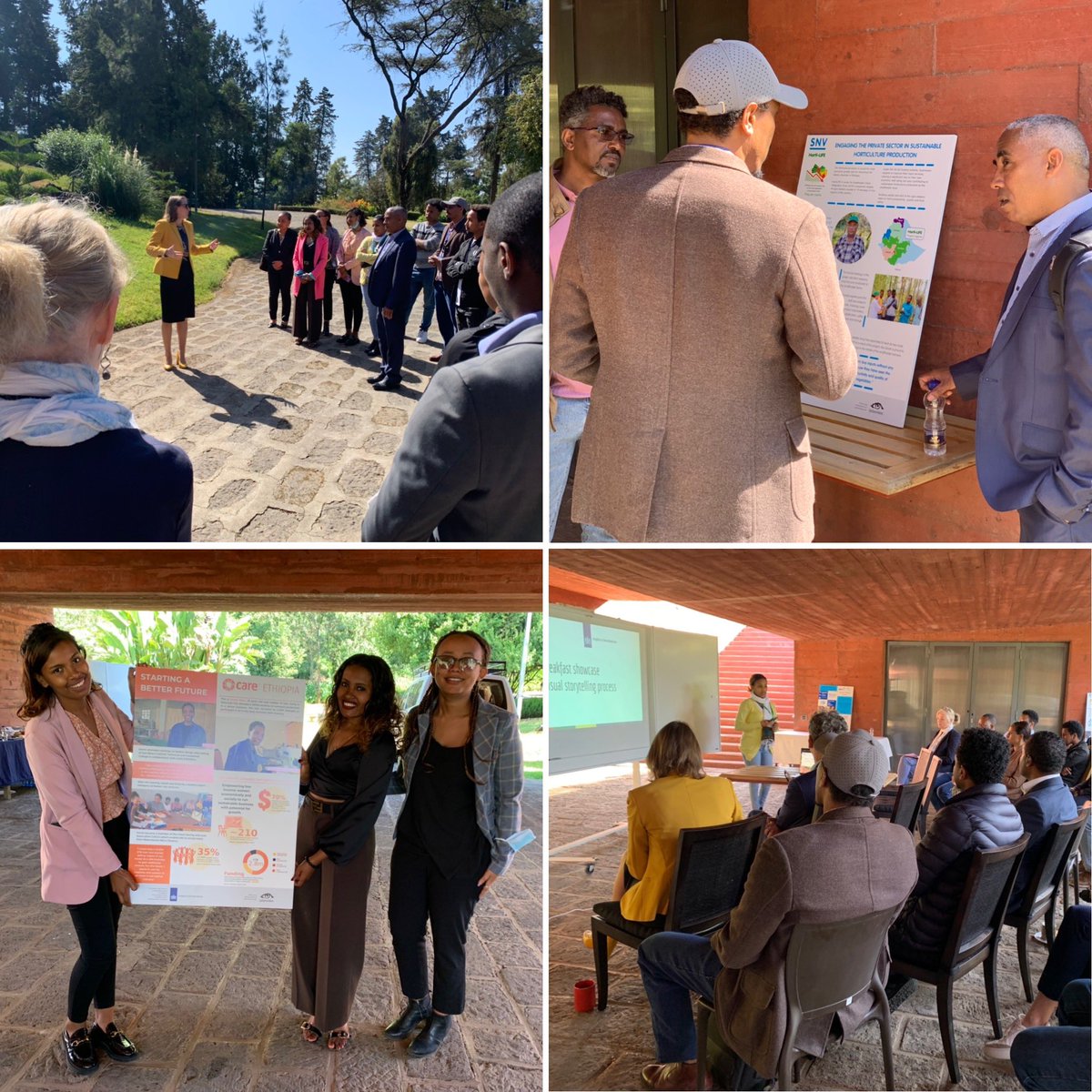EyeOpenerWorks's tweet photo. Great morning @NLinEthiopia. It was our pleasure supporting @CARE @VEI_NL @CordaidEth @IOMEthiopia @RAISEFSethiopia @SNVEthiopia @maxfoundation to produce their #storiesofchange and facilitating a conversation about #visualizingresults https://t.co/fkeLLuQCJd