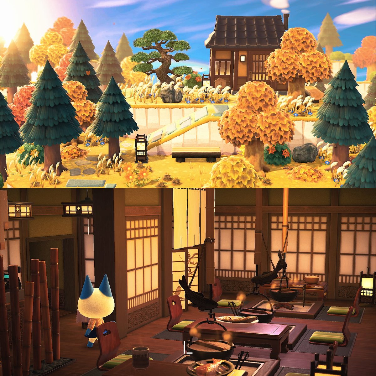 lcrossing0's tweet photo. 今回のハピパラのテーマは
【山奥の絶品鮮魚食堂~】
The theme of this hhp is
“Exquisite fresh fish restaurant deep in the mountains~”
———
https://t.co/mIECh1Zgo1
https://t.co/Jy0Nl5u7cD
#あつ森 #どうぶつの森 #あつ森クリエイト #ハピパラ #animalcrossing #acnh #動森 #동물의숲 #동숲 https://t.co/8WqLRwqDIA