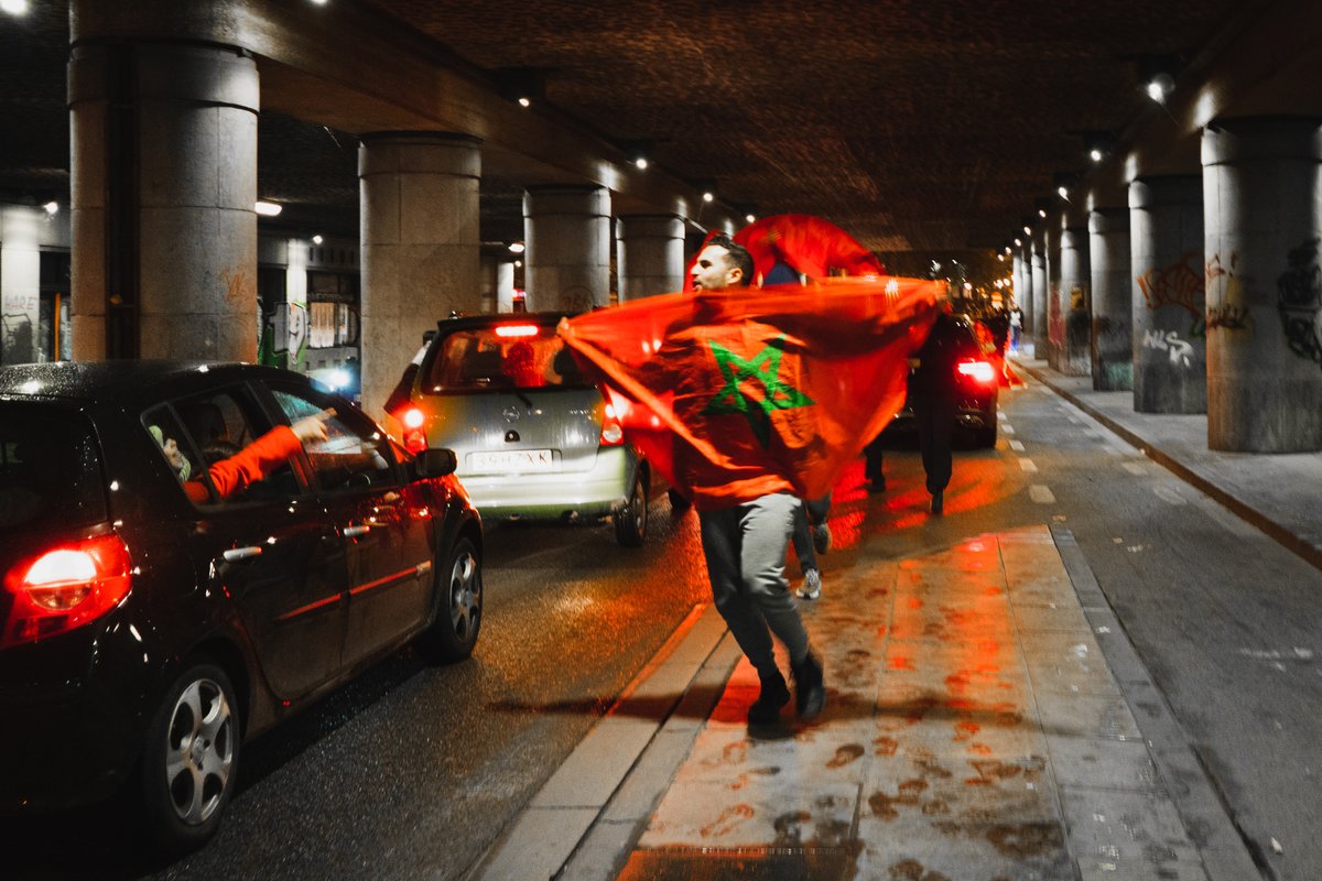 #Brussels last night, #morroco celebrating