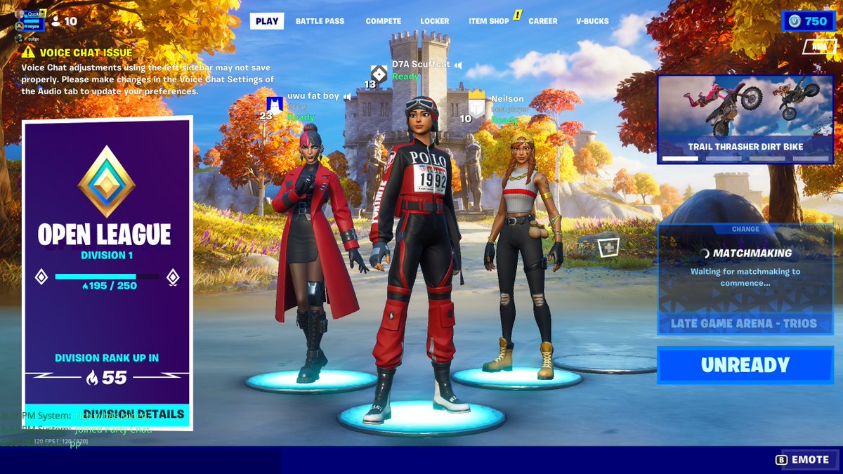 ScuffcatFN's tweet photo. best trio is back @royceidc @surgeidc https://t.co/PKB6UHtwGY