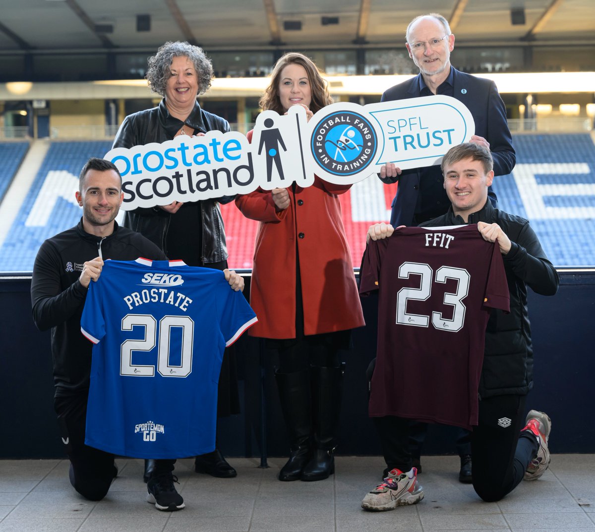 We've teamed up with <a href="/prostatescot/">Prostate Scotland</a> to launch a new pilot project, Prostate Football Fans in Training.

The project is inspired by our Football Fans in Training programme and is based on clinical guidelines for men living with prostate cancer.

Read more➡️spfltrust.org.uk/prostate-ffit-…