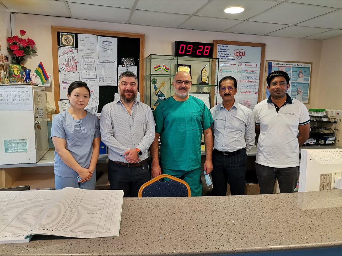 AsahiInteccMEA's tweet photo. 👏🏻 Great Success in the Workshop at Jeetoo Hospital, Mauritius.
Thank you so much for Dr. Chris Zambakides and HealthActiv Team !!!

#cardiology #PCI #CTO https://t.co/QYkNeoOlBk