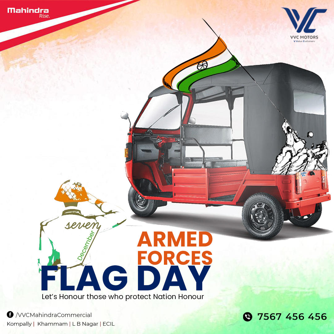 vvc_group_'s tweet image. Indebted to the battles they fought for us, grateful to the glory they brought to us!

Tributes to the gallant heroes of the nation on the #ArmedForcesFlagDay!

#ArmedForcesDay #ArmedForcesDay2022 #Army #Navy #AirForce #India #VvcMahindra #VvcGroup