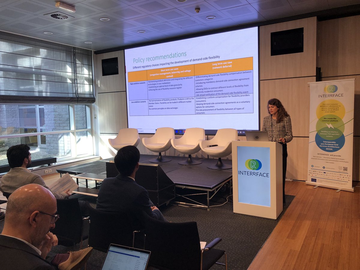 INTERRFACE H2020 (@interrfaceh) on Twitter photo Our policy recommendations are results of 4 year research on the adoption of new network codes presented by @v_reif, work of @FSR_Energy earlier contribution of <a href="/SchTim1/">Tim Schittekatte</a> <a href="/AthirNouicer/">Athir Nouicer</a> Our policy recommendations are results of 4 year research on the adoption of new network codes presented by @v_reif, work of @FSR_Energy earlier contribution of <a href="/SchTim1/">Tim Schittekatte</a> <a href="/AthirNouicer/">Athir Nouicer</a>