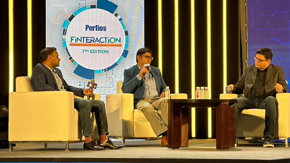Progressing further in the 7th Edition of FINteraction at Delhi today, Thrilled to kick start our 1st Panel discussion. 

We are delighted to introduce our esteemed panelists – Rajat Kumar <a href="/chqbook/">Chqbook</a> , Tushar Aggarwal <a href="/Stashfin/">amatut tashfin samia</a>, moderated by Vinay Sathyanarayan <a href="/Perfios/">Perfios</a>. 

#finance