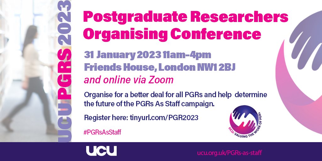 Help us run YOUR first ever #PGRsOrganising campaign conference - our call for conference sessions run by YOU is open now 🔥🔥🔥 yoursay.ucu.org.uk/s3/PGRs-Organi…