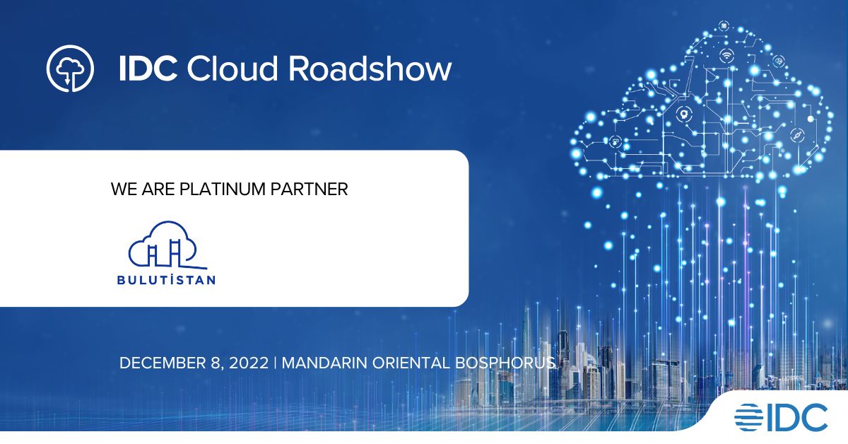Bulutistan's tweet photo. Bulutistan olarak sponsoru olduğumuz ve IDC tarafından düzenlenen Cloud Roadshow’22 etkinliği 8 Aralık’ta İstanbul’da!
Kayıt linki: https://t.co/4TCW2lCXwo
#Bulutistan #BulutBroker #CloudRoadshow22 #IDC #FinansBulutu #bulutistanturkiyeninbulutu #financecloud #financecloudtr https://t.co/QXJfz8xWzp