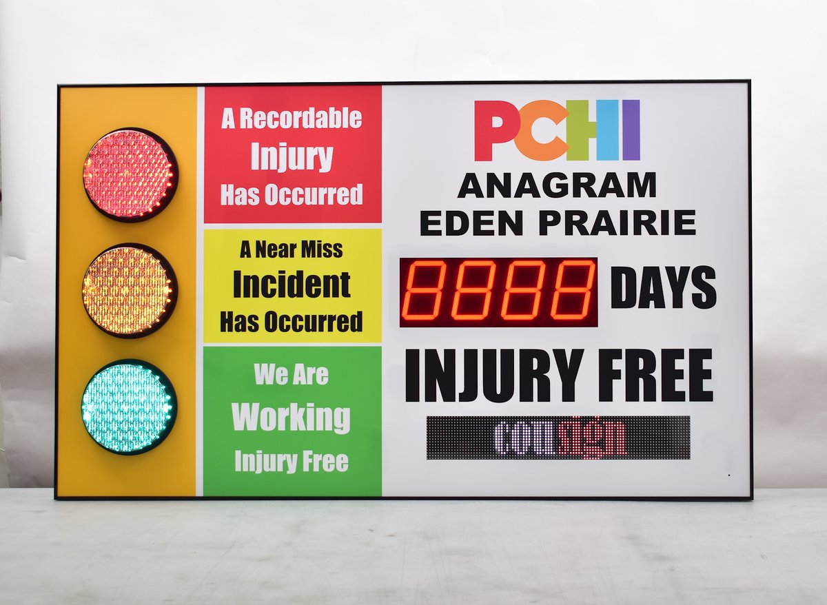 CousignLLC's tweet photo. Check out how Party City is tracking injury free days! @PartyCity #cousign #injuryfreedays #safetysign #customsignage https://t.co/ZJjLvNrGC6
