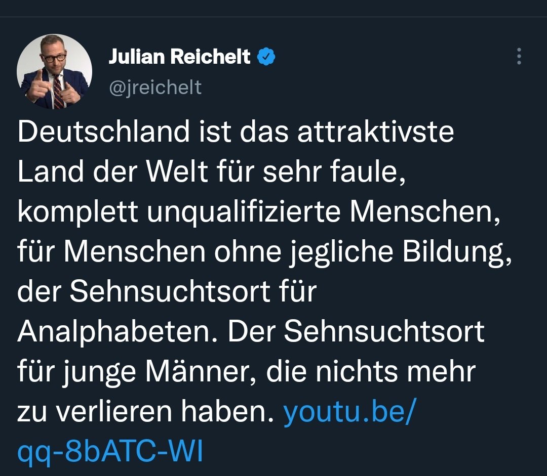 Warum Julian #Reichelt trotz allem noch in Deutschland lebt: