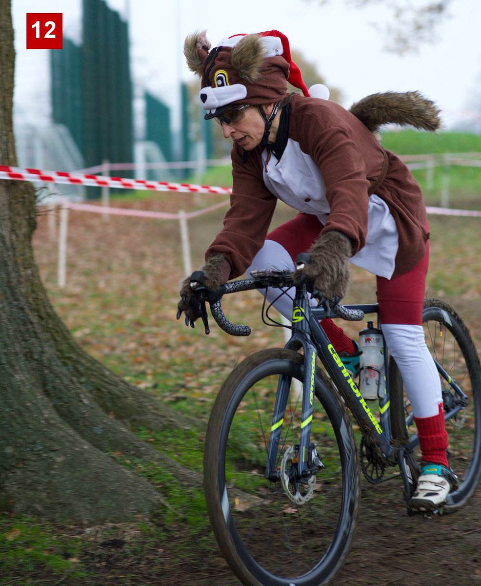 VeloUK's tweet photo. CX Result: Central Cyclocross League Rd 11

Cecilia Hime and Kieran Jarvis two of the winners at the ‘#Crossmas’, round 11 of the Central Cyclocross League on Dec 4 - https://t.co/8blkxtaZaM

#Brother4Results | @SANTINI_SMS 

Photos: Alastair Cowe #xmas #fancydressCX https://t.co/7a1P5vi1Wr
