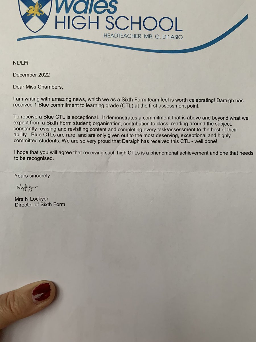 So proud of my boy, working hard and achieving, this and a fabulous parents evening too #proudmomma #waleshighschool #ALEVEL #Engineering #Maths