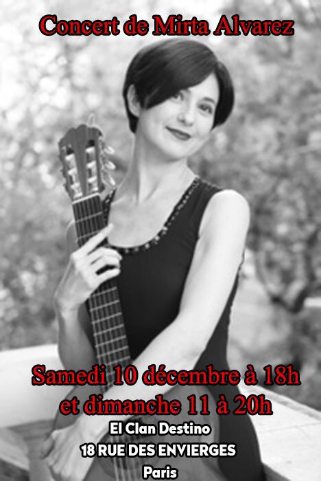 Amoureux du #tango argentin ?
Si vous êtes parisien.ne ce WE, n'hésitez pas à aller voir Mirta Alvarez <a href="/mirguitango/">Mirta Alvarez</a> au Clan Destino, 18 rue des Envierges (XXe). Une artiste d'exception... émotion garantie !