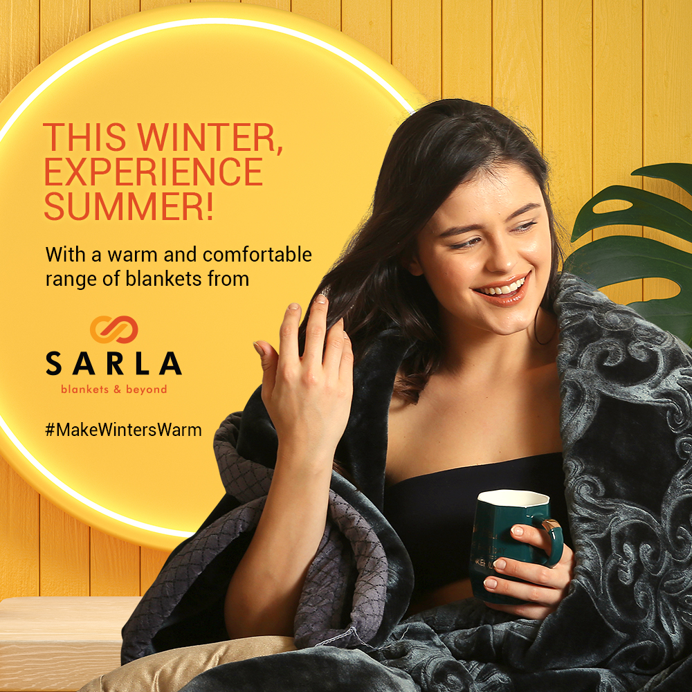 Are you ready to experience summer this winter season?! 😍
Because our finest, cloud-touch blanket collection is here to make it possible for you.🥰 Choose from 55 varieties of premium quality blankets for you and your loved ones and #MakeWintersWarm. #cozywinterdays