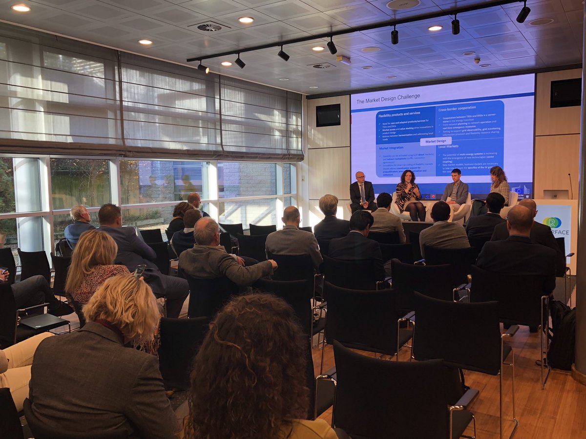 INTERRFACE H2020 (@interrfaceh) on Twitter photo We are wrapping the Final Event up with a panel discussion on regulation and the upcoming flex network code with <a href="/LuisValeCunha/">LVC</a> <a href="/DSOEntity_eu/">DSO Entity</a> <a href="/Corsican_EU/">Victor Charbonnier</a> <a href="/ENTSO_E/">ENTSO-E</a> and Helena Gerard, moderated by @v_reif @FSR_Energy We are wrapping the Final Event up with a panel discussion on regulation and the upcoming flex network code with <a href="/LuisValeCunha/">LVC</a> <a href="/DSOEntity_eu/">DSO Entity</a> <a href="/Corsican_EU/">Victor Charbonnier</a> <a href="/ENTSO_E/">ENTSO-E</a> and Helena Gerard, moderated by @v_reif @FSR_Energy