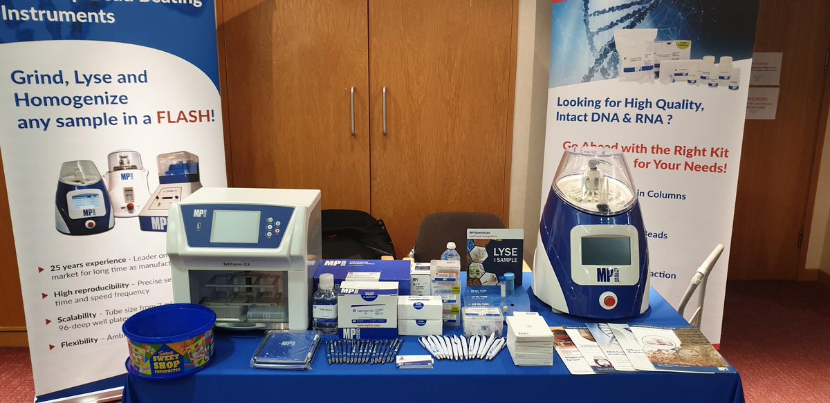 mpbiomedicals's tweet photo. Join us today at the Research Day 2022! When you are @StGeorgesUni, stop by and say hello to our team. They will be happy to introduce you to our new kits for sample preparation and to learn more about your research. 
https://t.co/EyTkodZUlR
#DNAextraction #RNAisolation https://t.co/vFqg8tycgo