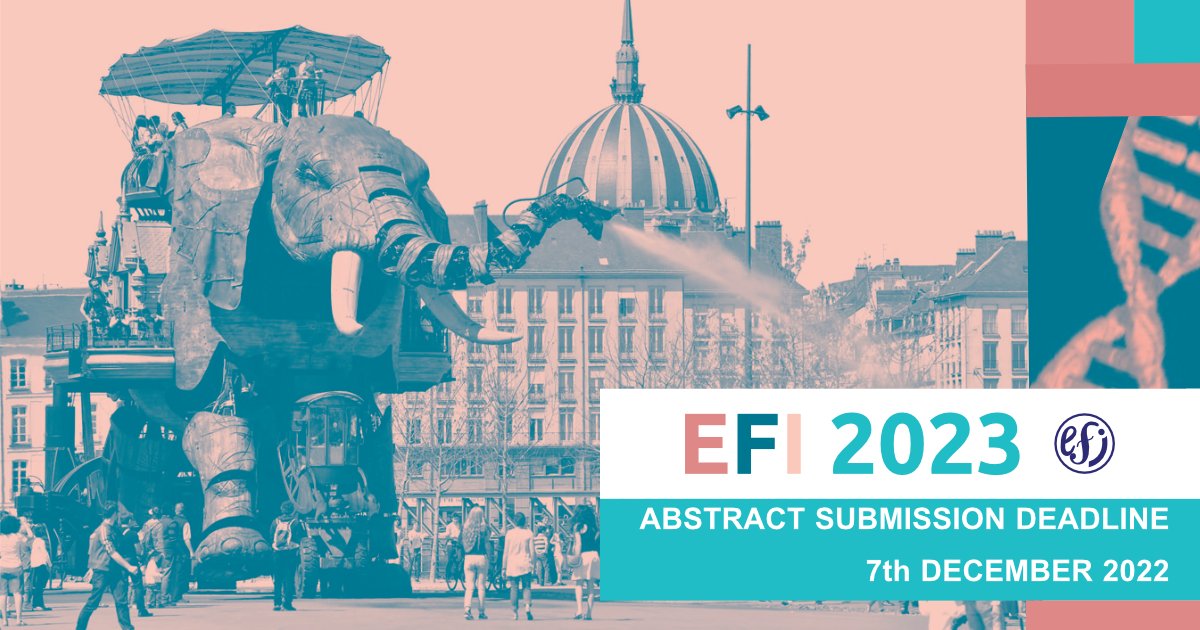 📣 Last Call: Time is ticking! Don't miss your chance to submit your abstract today 7 December 2022, midnight CET.
Click the link to submit your abstract: efi-conference.org/program/abstra…
