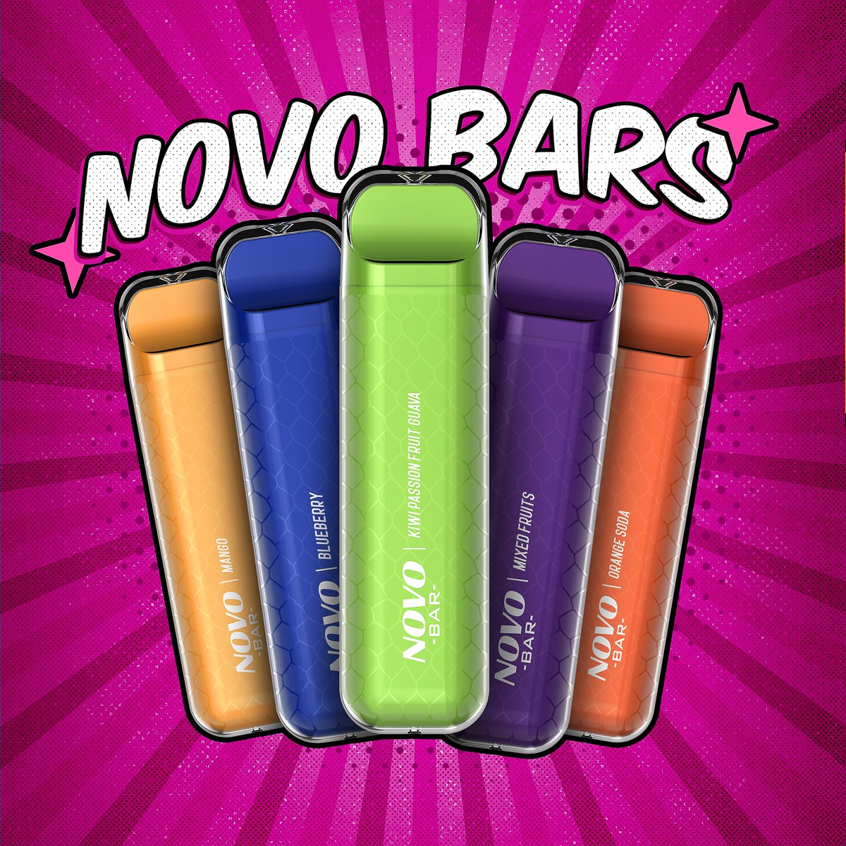 Spice up your life with Novo Bar 

smoktech.com
-
#SMOK #smoktech #smokvape #vape #novobar