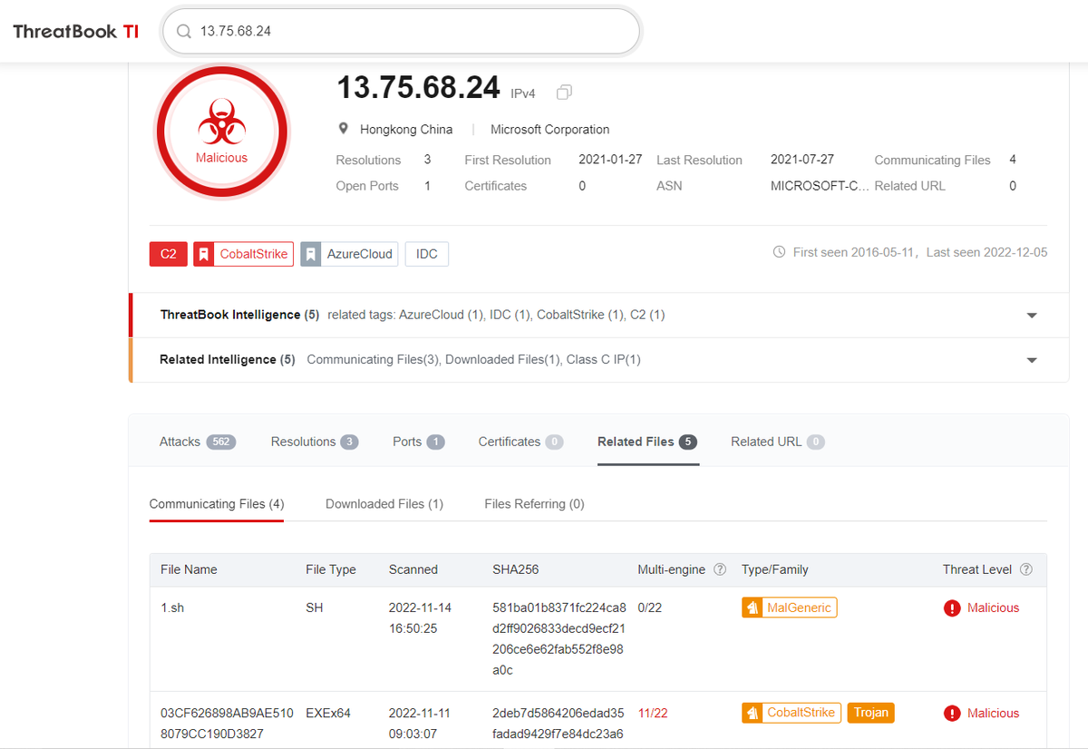ThreatBookLabs's tweet photo. Good news for all ThreatBook TI users! We updated with Sample and URL intelligence! A more comprehensive threat invesitigation and analysis view is ready for you🥳
Check details here: https://t.co/N77wmKZn6c
https://t.co/xqG241AWht
#tools #cybertool #threatintel https://t.co/fFjQdlZMzA