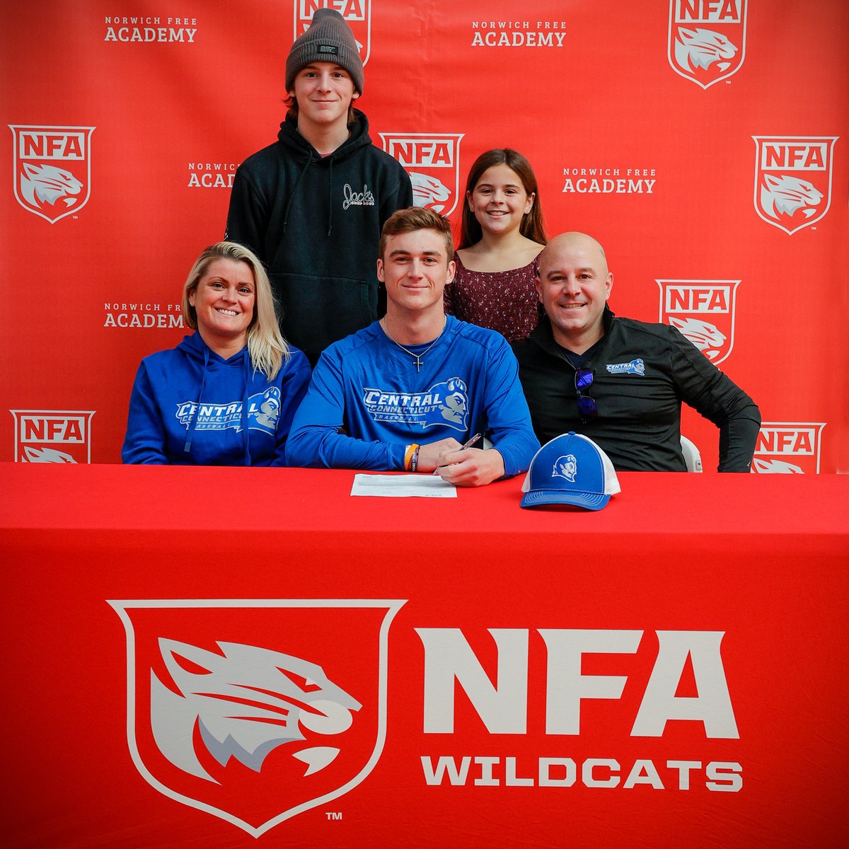 Congratulations, Bryson Plante! Bryson recently committed to continue his academic and athletic career at Central Connecticut State University, where he will play baseball.