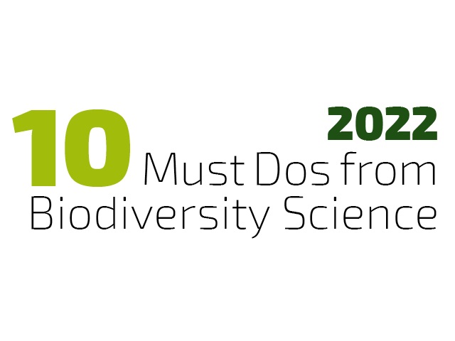 With more than 5000 downloads already, the #10MustKnows from Biodiversity Science 2022 are very well received in politics & society.

As a guide for the @CBD_COP15, scientists from #LeibnizBiodiv have now developed the #10MustDos on this basis.

zenodo.org/record/7361181