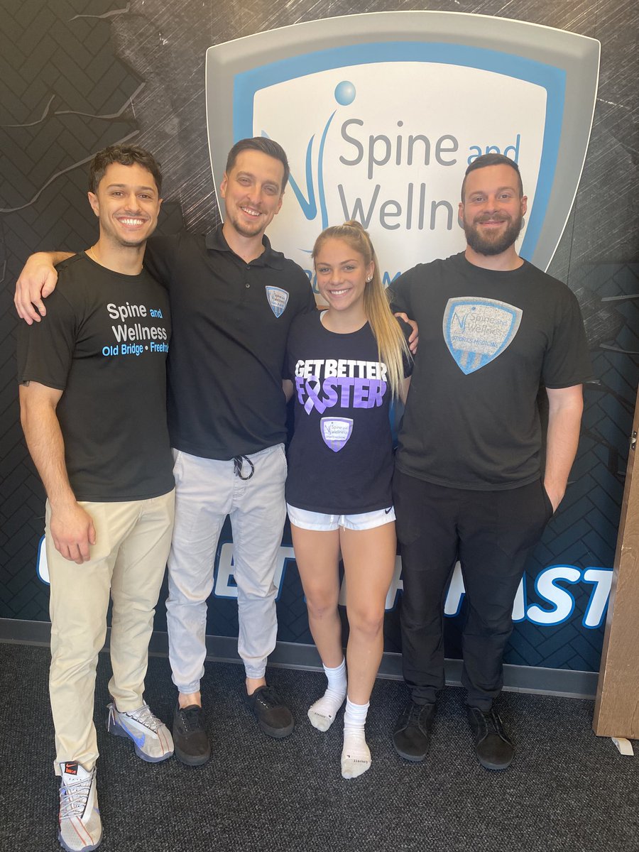 6 months post op! Thank you ⁦@NJSpineWellness⁩ especially Alex, Scott, and Rich for being Cassidys’s support system throughout her journey to recovery. ⁦@CassidyCorcion1⁩ Keep going! #Betterthanbefore ❤️💪🏻