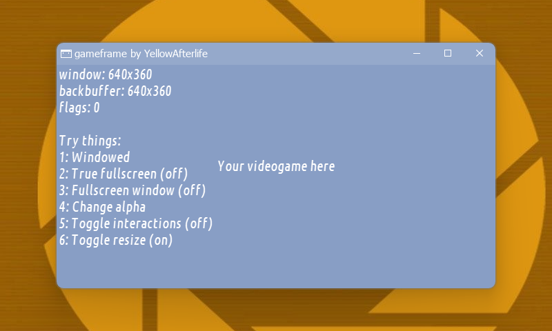 I made a new GameMaker extension!

It gives your game a custom window frame, which acts just like the native one (to the point of having shadows and rounded borders on Windows 11) while addressing a multitude of issues and commonly requested features🧵