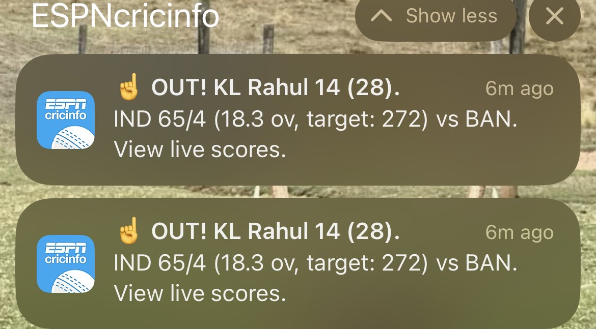 gunturik's tweet photo. KL was given twice out 😝😝😝for his beautiful batting #indvsBan #KLRahul https://t.co/C2e13PyGsG