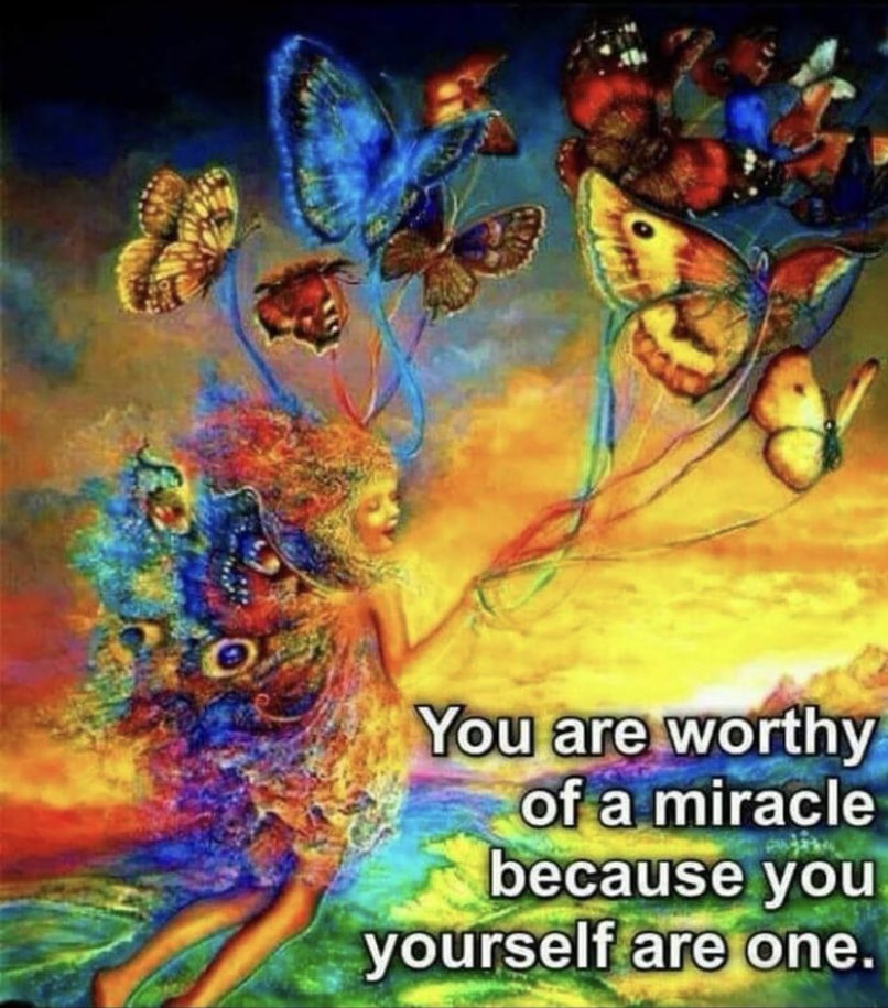 KindHeart53's tweet photo. You are worthy of a miracle… https://t.co/5smxVG2wrK