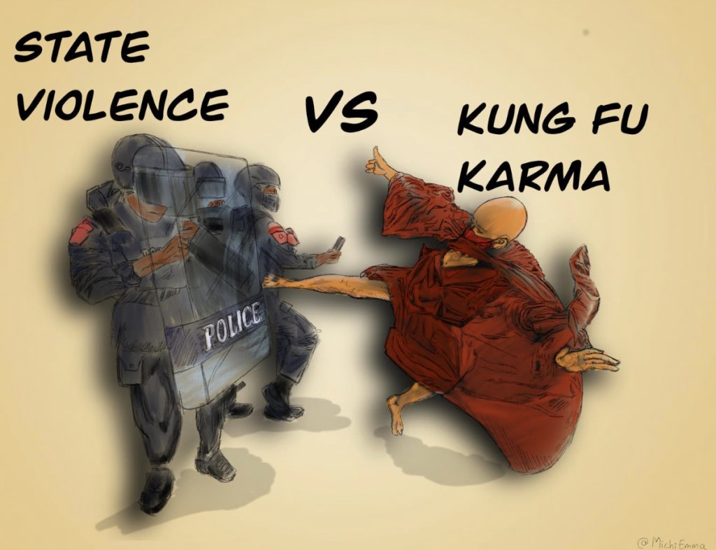 VisualRebellion's tweet photo. END/Full article here about the failure of regional diplomacy to restore fundamental #humanrights and democracy. https://t.co/Lz2hQRX9pB...
#WhatsHappeningInMyanmar #day675 #2022December7Coup
#create2resist #visualrebellionmyanmar #มินอ่องหล่าย #เมียนมา #พม่า #รัฐประหารพม่า https://t.co/NDuA56aIfn