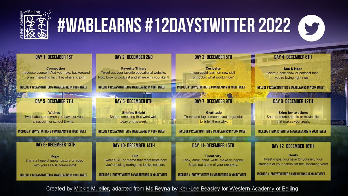ludivinelegal's tweet photo. Day 5 of #12DaysTwitter
❓A wish you have for your school or your classroom and why?
I love my classroom and wouldn't change a thing… my wish is that I can soon be back there with our students because it's so much better than online #WABlearns https://t.co/Uk9THJvp5G