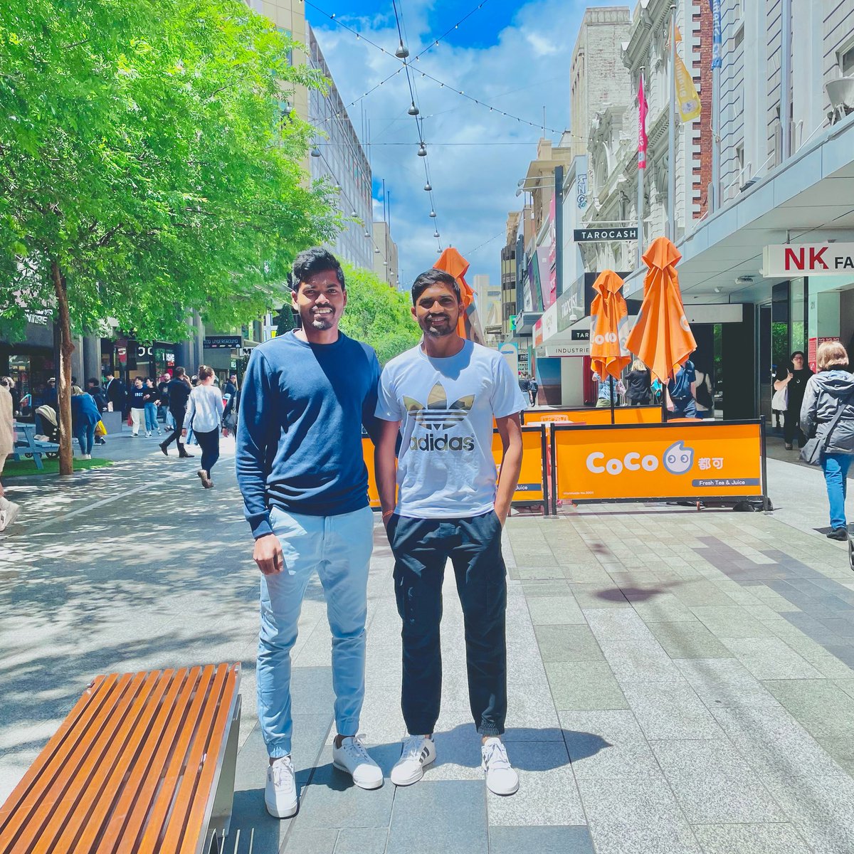 Nilamxess20's tweet photo. It was a beautiful bright 
   autumn day, with air like 
cider and a sky so blue you 
     could drown in it

#friendship 
#behappy 
#enjoyeverymoment❤️ 
#bepositive 
#enjoyeverystep 
#smilemore 
#enjoyeveryday https://t.co/RGg3GEnIGq