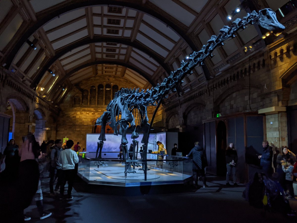 Excited to be invited to give a talk at <a href="/NHM_London/">Natural History Museum</a> today on some of the work we are doing at <a href="/CornishLithium/">Cornish Lithium</a> on responsible extraction in the South West. My inner geologist is very content, and even #dippy is in town