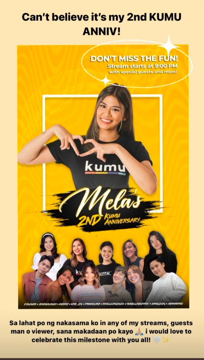 CarmelatFamily's tweet photo. Happy 2nd Kumu Anniversary OG Kumu Queen!👑👸 https://t.co/vQaaxUH5xz