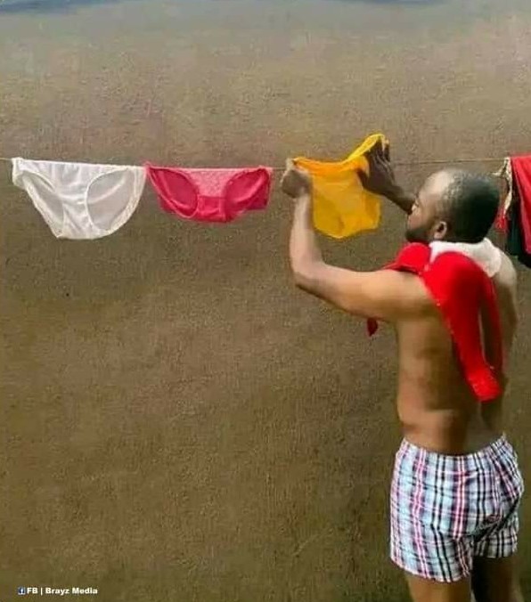 grandfuhrer's tweet photo. @AmXander1 @phenebah @tehecaug As you hang your mom's knickers to dry. Good job pussy 😂😂. https://t.co/eAFcHvi56t