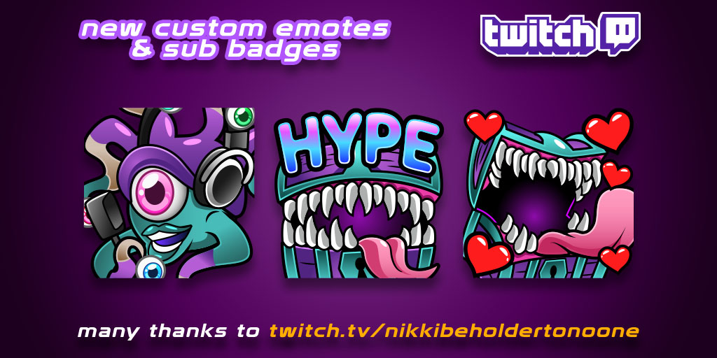 goblinguyFVRR's tweet photo. Another new emotes done for @beholdertonoone Thank you for ordering! Subscribe the stream https://t.co/euAwaqTb26

#commissions #twitch #emote #emoteartist #subbadges #commissionsopen #twitchaffiliate #twitchpartner #twitchstreamer #twitchemotes https://t.co/7oDxiDWi0Z