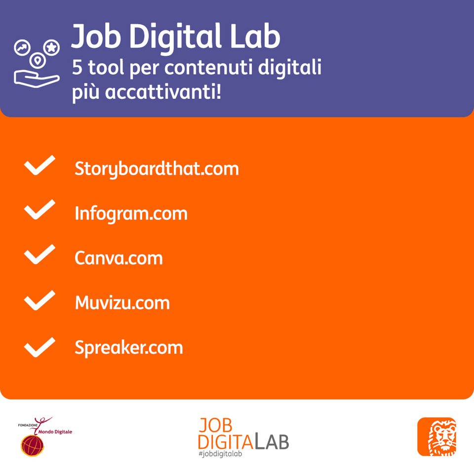 fmdigitale's tweet photo. Editare video, costruire storie, lavorare sulle immagini, creare grafici professionali:
Con questi 4 tool contenti digitali di alta qualità, consigli dalla card di oggi.
#JobDigitalLab @INGItalia https://t.co/tqx8gOBrRu