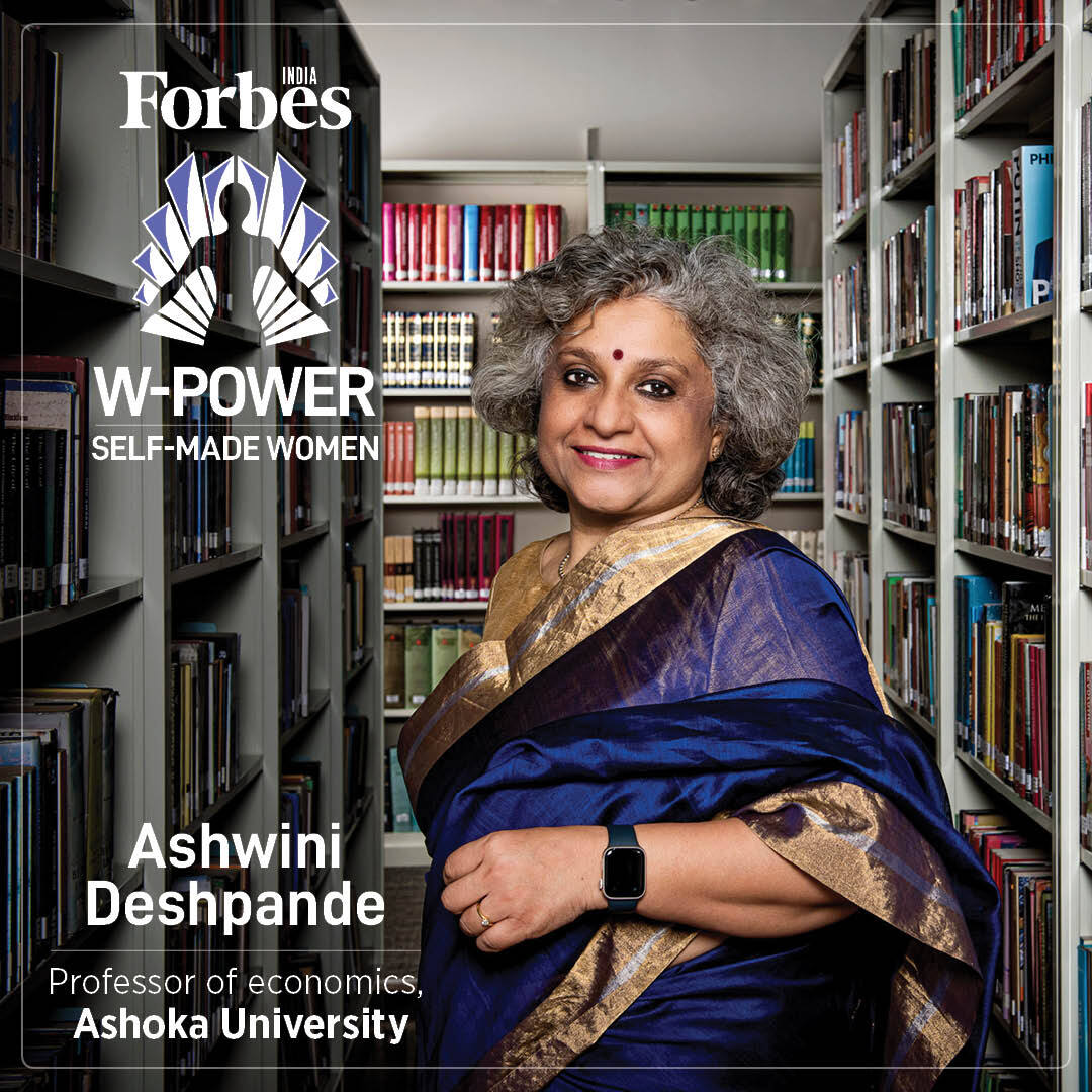 ForbesIndia's tweet photo. #WPower2022 | Ashwini Deshpande looked into the economics of discrimination in India when nobody understood the concept. Professor at @AshokaUniv is now finding scalable solutions to achieve gender parity at workplaces: https://t.co/AESc80F2Jv https://t.co/jAnjBm1BLs