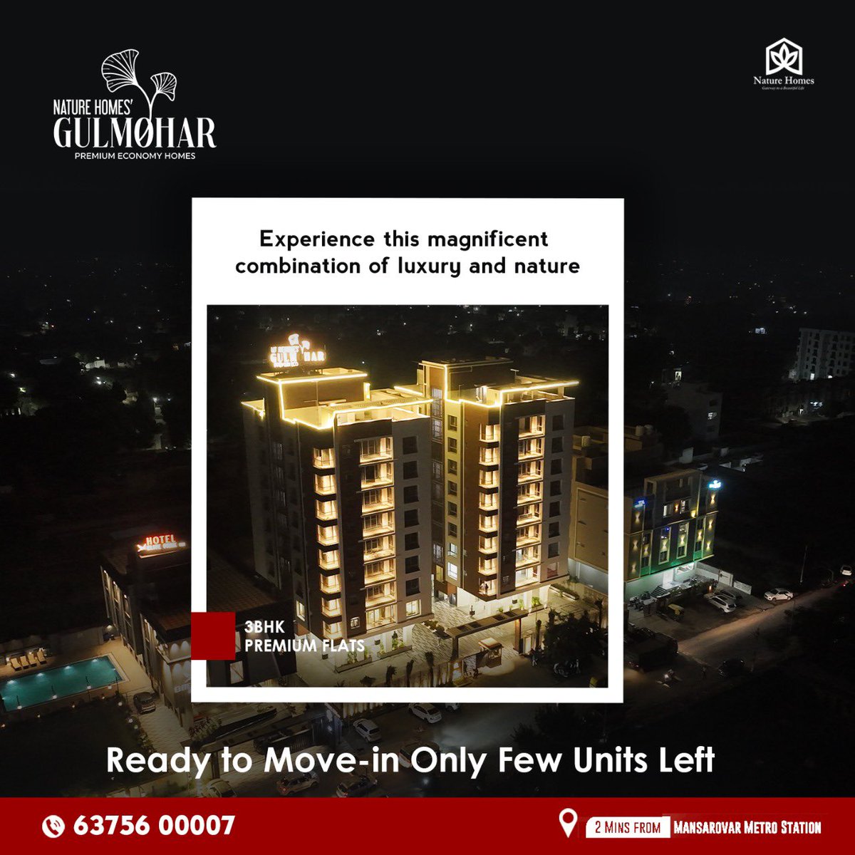 naturehomespace's tweet photo. Posh residences await you with the few remaining units.

Nature Homes • 3BHK flats starting from ₹88 Lacs(All inclusive of Maintenance, Car Parking, GST, Club House Charges)

Call us at : 6375600007
Email : info@naturehomes.in

📍 Address : Mansarovar, Jaipur https://t.co/nUI6pkUM8r